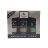 GETIT.QA- Qatar’s Best Online Shopping Website offers YARDLEY DEODORANT ROLL ON FOR MEN ASSORTED VALUE PACK 3 X 50 ML at the lowest price in Qatar. Free Shipping & COD Available!