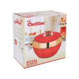 GETIT.QA- Qatar’s Best Online Shopping Website offers CHEFLINE PLASTIC INSULATED HOT POT ROYAL GLAMOUR-- 2000 ML at the lowest price in Qatar. Free Shipping & COD Available!