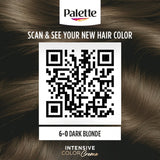 GETIT.QA- Qatar’s Best Online Shopping Website offers PALETTE INTENSIVE COLOR CREME 6-0 DARK BLONDE 1 PKT at the lowest price in Qatar. Free Shipping & COD Available!