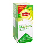 GETIT.QA- Qatar’s Best Online Shopping Website offers LIPTON BALANCE CLASSIC GREEN TEA VALUE PACK 25 X 1.3 G at the lowest price in Qatar. Free Shipping & COD Available!