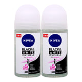 GETIT.QA- Qatar’s Best Online Shopping Website offers NIVEA WOMEN BLACK & WHITE INVISIBLE ROLL-ON DEODORANT 2 X 50 ML at the lowest price in Qatar. Free Shipping & COD Available!