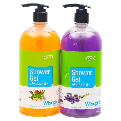 GETIT.QA- Qatar’s Best Online Shopping Website offers LULU WISEPICKS SHOWER GEL ASSORTED 2 X 1 LITRE at the lowest price in Qatar. Free Shipping & COD Available!