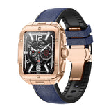 GETIT.QA- Qatar’s Best Online Shopping Website offers SWISS MILITARY ALPS2 SMART WATCH, ROSE GOLD FRAME AND BLUE LEATHER STRAP, 1.85 INCH at the lowest price in Qatar. Free Shipping & COD Available!