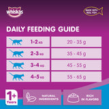 GETIT.QA- Qatar’s Best Online Shopping Website offers WHISKAS OCEAN FISH DRY FOOD FOR ADULT CATS 1+ YEARS 480 G at the lowest price in Qatar. Free Shipping & COD Available!