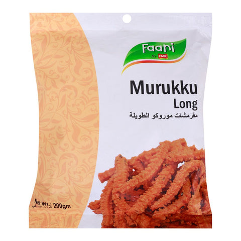 GETIT.QA- Qatar’s Best Online Shopping Website offers FAANI MURUKKU LONG 200G at the lowest price in Qatar. Free Shipping & COD Available!