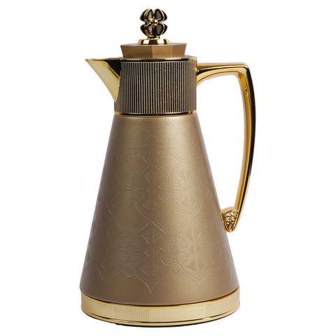 GETIT.QA- Qatar’s Best Online Shopping Website offers MAY FLOWER VACUUM FLASK PDC-10 1.0L CHAMPAGNE GOLD at the lowest price in Qatar. Free Shipping & COD Available!