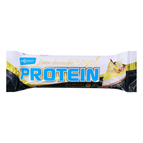 GETIT.QA- Qatar’s Best Online Shopping Website offers MAX SPORT GLUTEN FREE LEMON CHEESECAKE ROYAL PROTEIN BAR 40 G
 at the lowest price in Qatar. Free Shipping & COD Available!