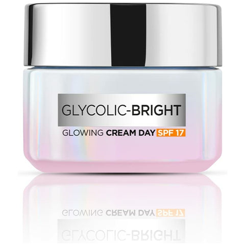 GETIT.QA- Qatar’s Best Online Shopping Website offers L'OREAL PARIS GLYCOLIC BRIGHT GLOWING DAY CREAM SPF17 50 ML at the lowest price in Qatar. Free Shipping & COD Available!
