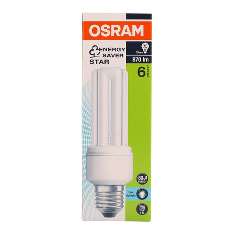 GETIT.QA- Qatar’s Best Online Shopping Website offers OSRAM ENERGY SAVER BULB 15W E27 DAY LIGHT at the lowest price in Qatar. Free Shipping & COD Available!