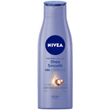 GETIT.QA- Qatar’s Best Online Shopping Website offers NIVEA BODY LOTION SHEA SMOOTH FOR DRY SKIN 250 ML at the lowest price in Qatar. Free Shipping & COD Available!