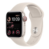 GETIT.QA- Qatar’s Best Online Shopping Website offers APPLE WATCH SE (2ND GENERATION) GPS + CELLULAR, 40 MM, STARLIGHT ALUMINIUM CASE WITH STARLIGHT SPORT BAND, REGULAR at the lowest price in Qatar. Free Shipping & COD Available!