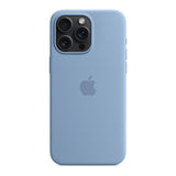 Apple iPhone 15 Pro Max Silicone Case with MagSafe, Winter Blue, MT1Y3ZM/A