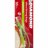 GETIT.QA- Qatar’s Best Online Shopping Website offers DIAMOND ULTRA STRONG ZIPPER SANDWICH BAGS OXO-BIODEGRADABLE SIZE 16.5 X 14.9CM 50PCS at the lowest price in Qatar. Free Shipping & COD Available!