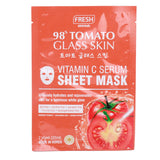 GETIT.QA- Qatar’s Best Online Shopping Website offers FRESH SKINLAB 98% TOMATO GLASS SKIN WITH VITAMIN C SERUM SHEET MASK 1 PC at the lowest price in Qatar. Free Shipping & COD Available!