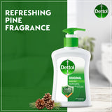 GETIT.QA- Qatar’s Best Online Shopping Website offers DETTOL HANDWASH LIQUID SOAP ORIGINAL PUMP PINE FRAGRANCE 400 ML at the lowest price in Qatar. Free Shipping & COD Available!