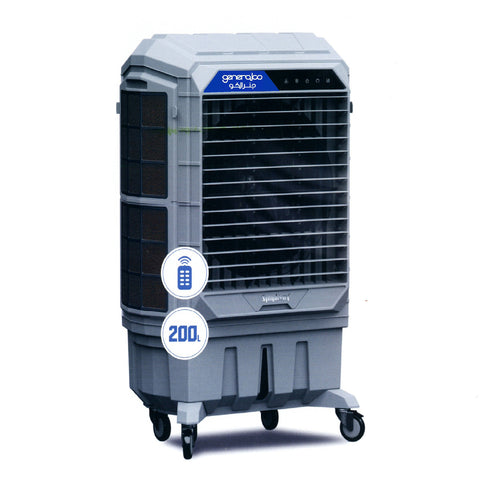 GETIT.QA- Qatar’s Best Online Shopping Website offers GENERALCO AIR COOLER WITH POWERFUL 3 SPEED FAN, 200 L, GAC-XL200I at the lowest price in Qatar. Free Shipping & COD Available!