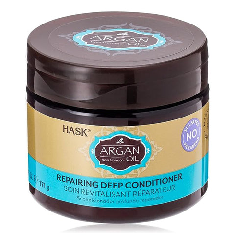 GETIT.QA- Qatar’s Best Online Shopping Website offers HASK ARGAN OIL REPAIRING DEEP CONDITIONER-- 171 G at the lowest price in Qatar. Free Shipping & COD Available!