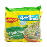 GETIT.QA- Qatar’s Best Online Shopping Website offers MAGGI 2 MINUTE NOODLES VEGETABLE FLAVOUR 77 G 4 + 1 at the lowest price in Qatar. Free Shipping & COD Available!