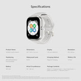 GETIT.QA- Qatar’s Best Online Shopping Website offers HONOR CHOICE SMART WATCH, 1.95 INCH, WHITE, BOT-WB01 at the lowest price in Qatar. Free Shipping & COD Available!