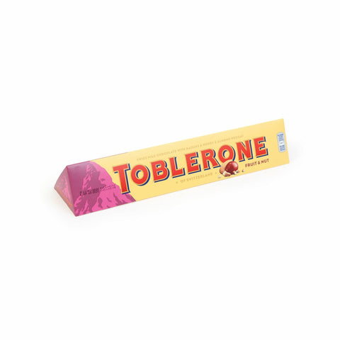 GETIT.QA- Qatar’s Best Online Shopping Website offers TOBLERONE FRUIT & NUT 360 G at the lowest price in Qatar. Free Shipping & COD Available!