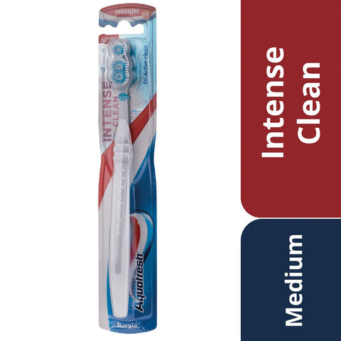 GETIT.QA- Qatar’s Best Online Shopping Website offers AQUAFRESH INTENSE CLEAN TOOTHBRUSH MEDIUM ASSORTED COLOR 1 PC at the lowest price in Qatar. Free Shipping & COD Available!