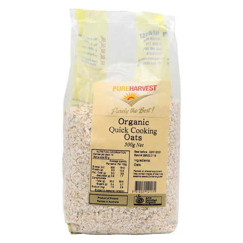 GETIT.QA- Qatar’s Best Online Shopping Website offers PURE HARVEST ORGANIC QUICK COOKING OATS 500 G at the lowest price in Qatar. Free Shipping & COD Available!