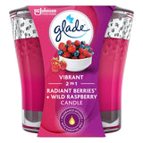 GETIT.QA- Qatar’s Best Online Shopping Website offers GLADE SCENTED CANDLE RADIANT FRESH BERRIES 96.3 G
 at the lowest price in Qatar. Free Shipping & COD Available!