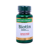 GETIT.QA- Qatar’s Best Online Shopping Website offers NATURE'S BOUNTY BIOTIN 5000MCG 72 PCS at the lowest price in Qatar. Free Shipping & COD Available!