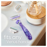 GETIT.QA- Qatar’s Best Online Shopping Website offers GILLETTE VENUS DELUXE SMOOTH SWIRL WOMEN'S RAZOR BLADE REFILLS 4 PCS at the lowest price in Qatar. Free Shipping & COD Available!