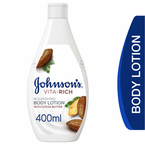 GETIT.QA- Qatar’s Best Online Shopping Website offers JOHNSON'S BODY LOTION VITA-RICH NOURISHING 400 ML at the lowest price in Qatar. Free Shipping & COD Available!