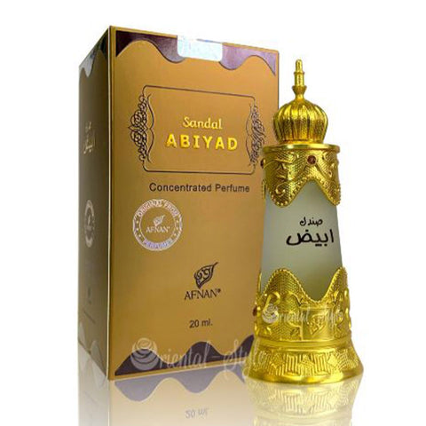 GETIT.QA- Qatar’s Best Online Shopping Website offers AFNAN PERFUME OIL SANDAL ABIYAD 20 ML at the lowest price in Qatar. Free Shipping & COD Available!