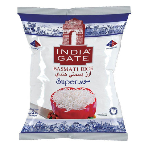 GETIT.QA- Qatar’s Best Online Shopping Website offers INDIA GATE SUPER BASMATI 2KG at the lowest price in Qatar. Free Shipping & COD Available!