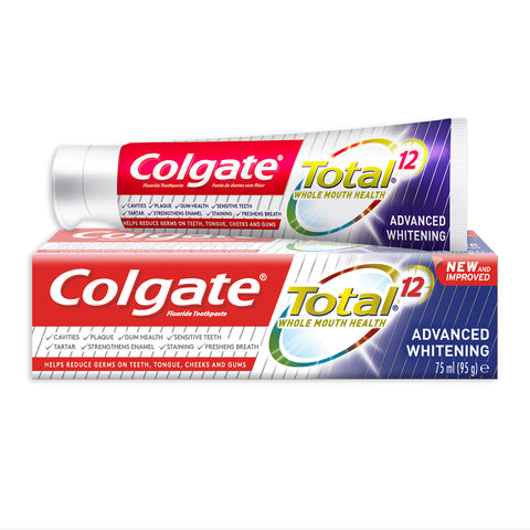 GETIT.QA- Qatar’s Best Online Shopping Website offers COLGATE FLUORIDE TOOTHPASTE TOTAL ADVANCED WHITENING 75 ML at the lowest price in Qatar. Free Shipping & COD Available!