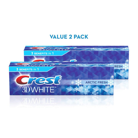 GETIT.QA- Qatar’s Best Online Shopping Website offers CREST 3D WHITE ARCTIC FRESH VALUE PACK 2 X 75 ML at the lowest price in Qatar. Free Shipping & COD Available!