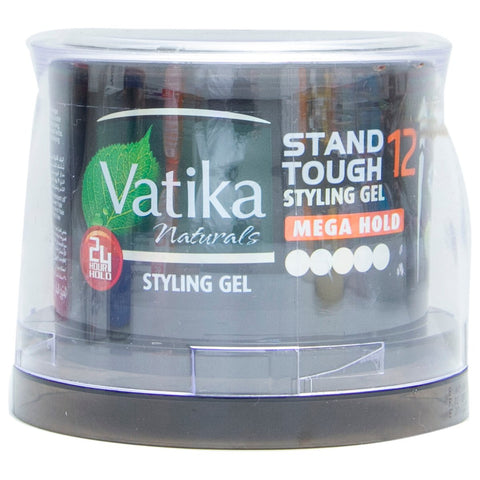 GETIT.QA- Qatar’s Best Online Shopping Website offers VATIKA STAND TOUGH MEGA HOLD-- 12 STYLING GEL-- 250 ML at the lowest price in Qatar. Free Shipping & COD Available!