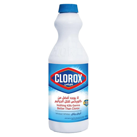 GETIT.QA- Qatar’s Best Online Shopping Website offers CLOROX LIQUID BLEACH ORIGINAL 470ML at the lowest price in Qatar. Free Shipping & COD Available!