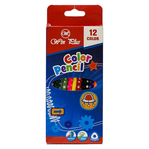 GETIT.QA- Qatar’s Best Online Shopping Website offers WIN PLUS COLOR PENCIL, KR971273, 12PCS at the lowest price in Qatar. Free Shipping & COD Available!