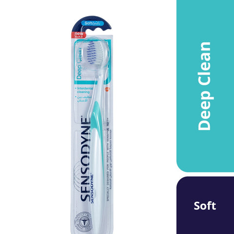 GETIT.QA- Qatar’s Best Online Shopping Website offers SENSODYNE TOOTHBRUSH DEEP CLEAN SOFT 1 PC at the lowest price in Qatar. Free Shipping & COD Available!