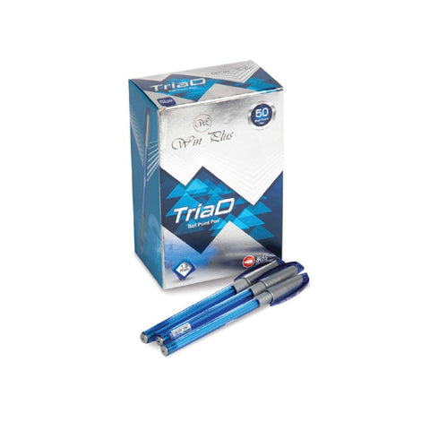 GETIT.QA- Qatar’s Best Online Shopping Website offers WIN PLUS PEN BLACK TRIAD 1.0MM, 50 PCS at the lowest price in Qatar. Free Shipping & COD Available!