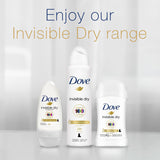 GETIT.QA- Qatar’s Best Online Shopping Website offers DOVE WOMEN ANTIPERSPIRANT DEODORANT SPRAY INVISIBLE DRY ALCOHOL FREE 150 ML at the lowest price in Qatar. Free Shipping & COD Available!