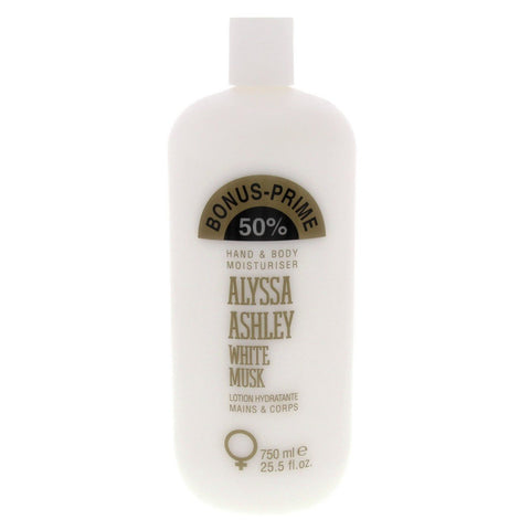 GETIT.QA- Qatar’s Best Online Shopping Website offers ALYSSA ASHLEY BODY LOTION WHITE MUSK 500 ML + 50% EXTRA at the lowest price in Qatar. Free Shipping & COD Available!