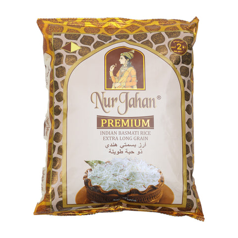 GETIT.QA- Qatar’s Best Online Shopping Website offers NUR JAHAN PREMIUM INDIAN BASMATI RICE EXTRA LONG 2 KG
 at the lowest price in Qatar. Free Shipping & COD Available!
