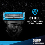 GETIT.QA- Qatar’s Best Online Shopping Website offers GILLETTE FUSION PROSHIELD 5 CHILL MEN'S RAZOR 1 HANDLE + 2 BLADES at the lowest price in Qatar. Free Shipping & COD Available!