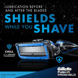 GETIT.QA- Qatar’s Best Online Shopping Website offers GILLETTE FUSION PROSHIELD 5 CHILL MEN'S RAZOR 1 HANDLE + 2 BLADES at the lowest price in Qatar. Free Shipping & COD Available!