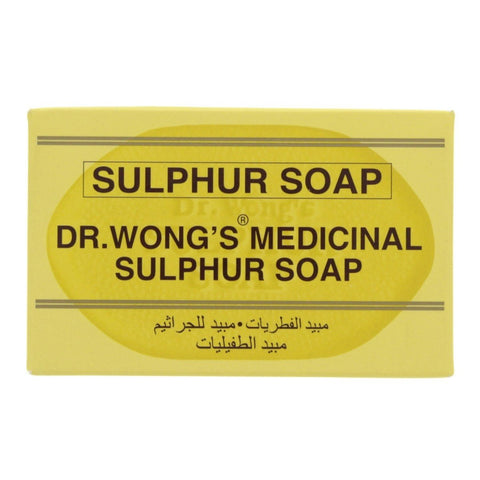 GETIT.QA- Qatar’s Best Online Shopping Website offers DR. WONG'S MEDICAL SULPHUR SOAP 135 G at the lowest price in Qatar. Free Shipping & COD Available!