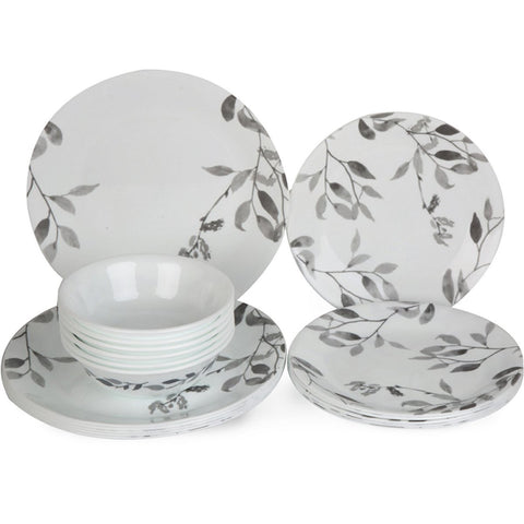 GETIT.QA- Qatar’s Best Online Shopping Website offers CORELLE DINNER SET MISTY LEAVES 18PCS at the lowest price in Qatar. Free Shipping & COD Available!