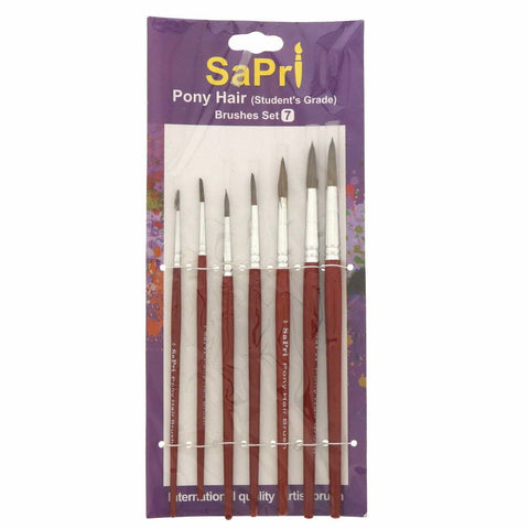 GETIT.QA- Qatar’s Best Online Shopping Website offers SAPRI PONY HAIR ROUND BRUSH 7'S at the lowest price in Qatar. Free Shipping & COD Available!