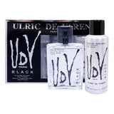 GETIT.QA- Qatar’s Best Online Shopping Website offers ULRIC DE VARENS BLACK NATURAL SPRAY PERFUME EDT FOR MEN 100 ML + PERFUMED DEODORANT SPRAY 200 ML at the lowest price in Qatar. Free Shipping & COD Available!