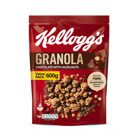 GETIT.QA- Qatar’s Best Online Shopping Website offers KELLOGG'S GRANOLA CHOCOLATE WITH HAZELNUTS 600 G at the lowest price in Qatar. Free Shipping & COD Available!