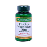 GETIT.QA- Qatar’s Best Online Shopping Website offers NATURE'S BOUNTY CALCIUM MAGNESIUM ZINC WITH VITAMIN D3 100PCS at the lowest price in Qatar. Free Shipping & COD Available!